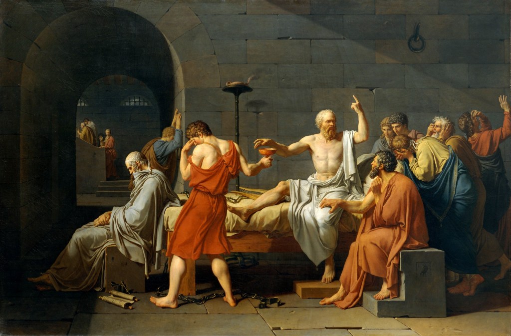 Jacques-Louis David, The Death of Socrates